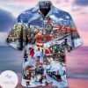 Christmas Santa And Train Happiness Hawaiian Shirt- Tagotee