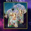 Christmas Santa Claus With Tattoo Full Printing Hawaiian Shirt