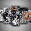 Cincinnati Bengals - Cedric Ogbuehi - Sport 5 Panel Canvas Art Wall Decor