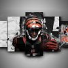 Cincinnati Bengals - John Ross - Sport 5 Panel Canvas Art Wall Decor
