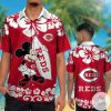 Cincinnati Reds Mickey Mouse Hawaiian Shirt