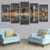 City Building - Nature 5 Panel Canvas Art Wall Decor