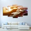 Classical Guita 6 - Music 5 Panel Canvas Art Wall Decor