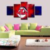 Cleveland Indians Logo - Sport 5 Panel Canvas Art Wall Decor