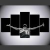 Cleveland Lebron James 23 - Famous Person 5 Panel Canvas Art Wall Decor