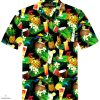 Cocktails Palm Coconut Tropical Fruits Summer Vacation Hawaiian Shirt