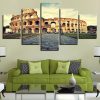 Colosseum Rome Italy 1 - Nature 5 Panel Canvas Art Wall Decor
