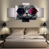 Cool Cat - Animal 5 Panel Canvas Art Wall Decor