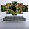 Cool Tyrannosaurus Rex - Jurassic Park 5 Panel Canvas Art Wall Decor