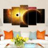 Cosmos Galaxy - Space Universe 5 Panel Canvas Art Wall Decor