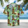 Cowboy And Cactus Hawaiian Shirt Summer Button Up