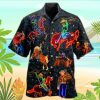 Cowboy Neon Hawaiian Shirt