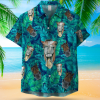 Crazy Horse Seamless Pattern Hawaiian Shirt