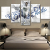 Cristiano Ronaldo Real Madrid Soccer - Famous Person 5 Panel Canvas Art Wall Decor