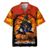 Dachshund And Pumpkin Happy Halloween Hawaiian Shirt