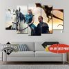 Daenerys Targaryen Game Of Thrones - Movie 5 Panel Canvas Art Wall Decor