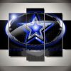 Dallas Cowboys 2 - Sport 5 Panel Canvas Art Wall Decor