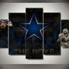 Dallas Cowboys 3 - Sport 5 Panel Canvas Art Wall Decor