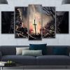 Dark Soul 1 - Gaming 5 Panel Canvas Art Wall Decor