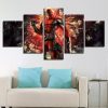 Deadpool 25 - Dc 5 Panel Canvas Art Wall Decor