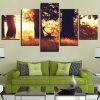 Deer 19 - Animal 5 Panel Canvas Art Wall Decor