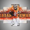 Denver Broncos - Darian Stewart - Sport 5 Panel Canvas Art Wall Decor