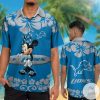 Detroit Lions & Minnie Mouse Hawaiian Shirt