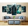 Diablo Reaper Of Souls 1 - Gaming 5 Panel Canvas Art Wall Decor