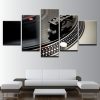 Dj Music Instrument Turntables - Music 5 Panel Canvas Art Wall Decor