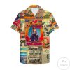 Drag Racing Newspaper Hawaiian Shirt