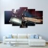 Drum Musical Instruments - Music 5 Panel Canvas Art Wall Decor