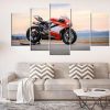 Ducati Large Superbike - Automative 5 Panel Canvas Art Wall Decor
