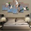 Duck Hunting Mallard - Animal 5 Panel Canvas Art Wall Decor