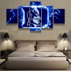 Duke Blue Devils Basketball Sports - Sport 5 Panel Canvas Art Wall Decor