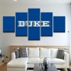 Duke University Blue Devils - Sport 5 Panel Canvas Art Wall Decor