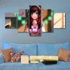 Dva 02 - Gaming 5 Panel Canvas Art Wall Decor