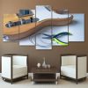 Electric Guitar Repair - Music 5 Panel Canvas Art Wall Decor