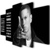 Eminem Rapper Quotes - Famous Person 5 Panel Canvas Art Wall Decor