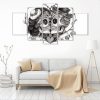 Eternal Love - Abstract 5 Panel Canvas Art Wall Decor