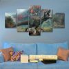Fallen Kingdom - Movie 5 Panel Canvas Art Wall Decor