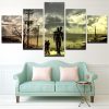 Fallout 4 The Wanderer Game - Gaming 5 Panel Canvas Art Wall Decor