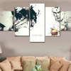 Famous Dc Comic Super Hero - Dc 5 Panel Canvas Art Wall Decor