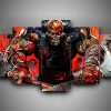 Five Finger Death Punch - Music 5 Panel Canvas Art Wall Decor
