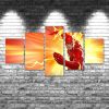 Flash 01 - Career 5 Panel Canvas Art Wall Decor