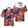 Floral New England Patriots Nfl Summer Vacation Hawaiian Shirt