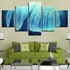 Forest 4 - Nature 5 Panel Canvas Art Wall Decor
