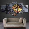 Fork Grape Food - Kitchen 5 Panel Canvas Art Wall Decor