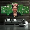 Frida Kahlo - Famous Person 5 Panel Canvas Art Wall Decor