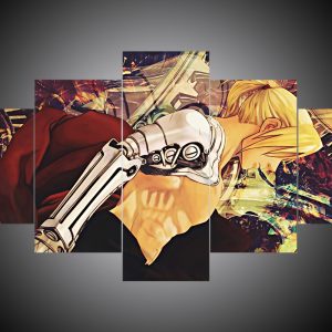 Fullmetal Alchemist Brotherhood 2 - Anime 5 Panel Canvas Art Wall Decor