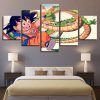 GOKU Cute - Anime 5 Panel Canvas Art Wall Decor